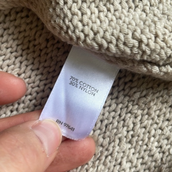 J Jill Color-block Cotton Knit Beach Sweater - Picture 11 of 13